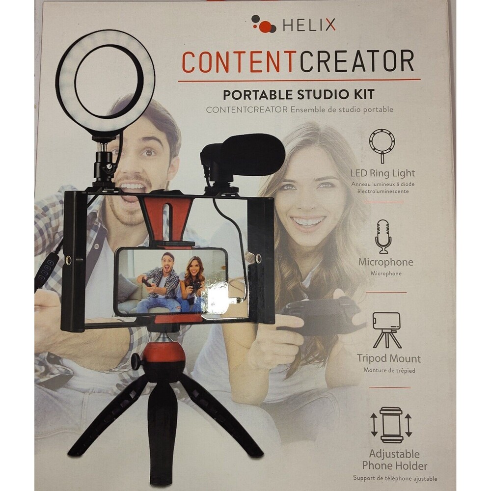 Helix Portable Studio Kit Content Creator Series New In Box